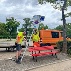 Neuer Ausweichparkplatz